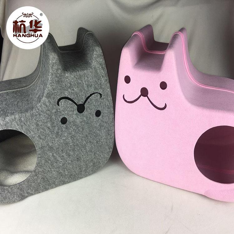保暖毛毡猫窝宠物舒适 杭华毛毡宠物窝透气清凉