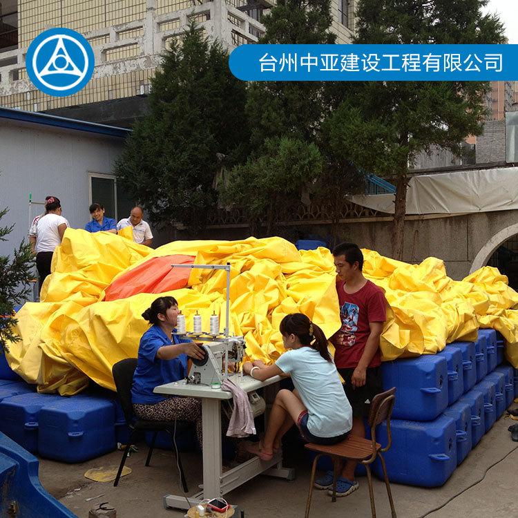 水上乐园浮筒厂家 中亚水上工程 塑料浮筒水上平台