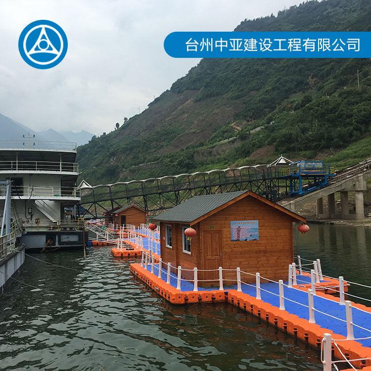 娱乐水上游泳池设计 中亚水上工程 浮筒游泳池休闲