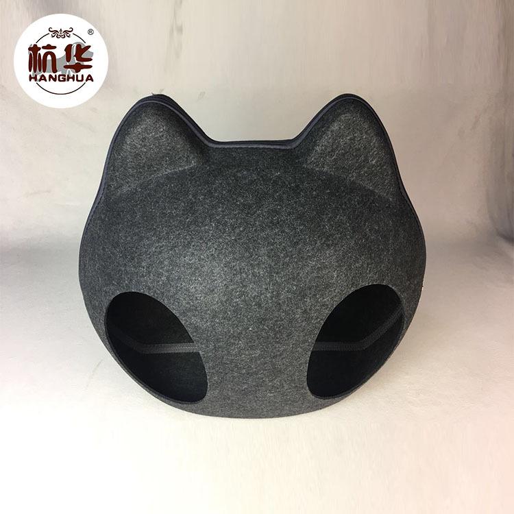 太空眼镜猫宠物窝 杭华毛毡猫窝四季通用 质感柔顺猫窝可定制