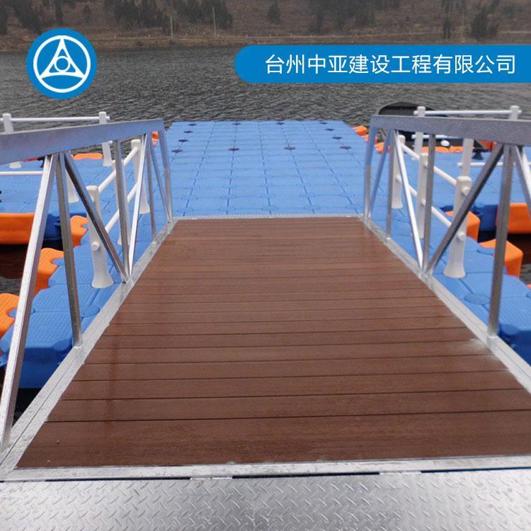 塑料浮筒水上工程厂家 水上观光平台定制