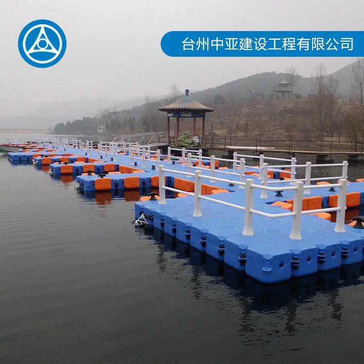 江苏浮筒水上工程定制 水上钓鱼平台建设