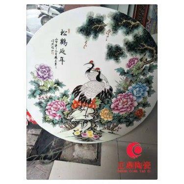 高档送礼瓷板画 高档手绘瓷板画