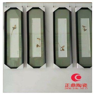 手绘瓷板画礼品 商务瓷板画礼品 员工瓷板画福利