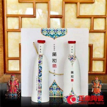 供应陶瓷酒瓶厂家 厂家批发酒瓶 景德镇陶瓷酒瓶定做