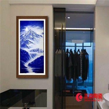 景德镇手绘瓷板画厂家 瓷板画挂件定制 瓷板画批发