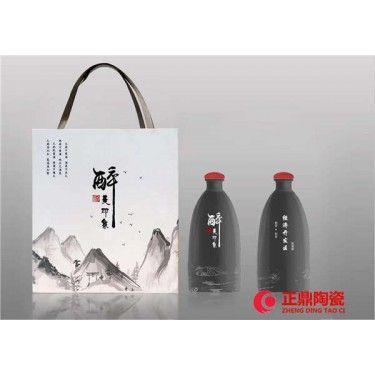 珍藏陶瓷酒瓶订做 陶瓷酒瓶批发