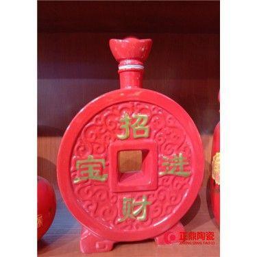 景德镇陶瓷酒瓶厂家婚宴陶瓷酒瓶定制