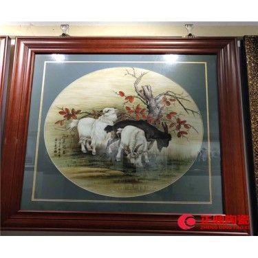 景德镇瓷板画批发山水瓷板画定做青花瓷板画厂家