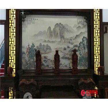 青花瓷板画挂画 人物瓷板画批发 瓷板画定制