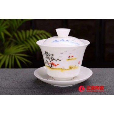 会议陶瓷茶杯定制 活动陶瓷茶具礼品 周年陶瓷礼品厂家
