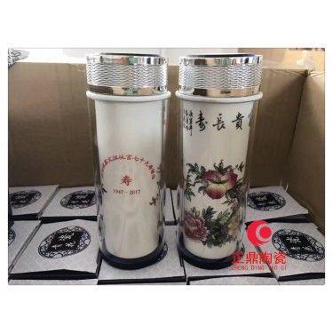 个性陶瓷保温杯定制 陶瓷保温杯订做 厂家直销保温杯