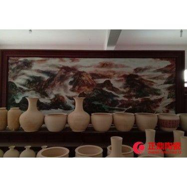 大型室外瓷板画 大型手绘室外瓷板画展画