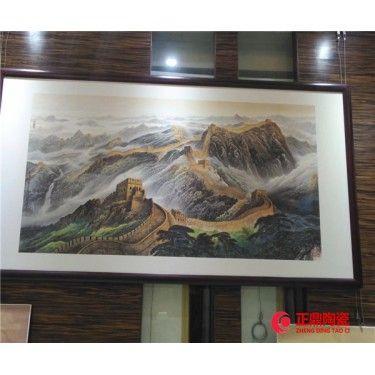 高档瓷板画批发 瓷板画定制 手绘瓷板画定制