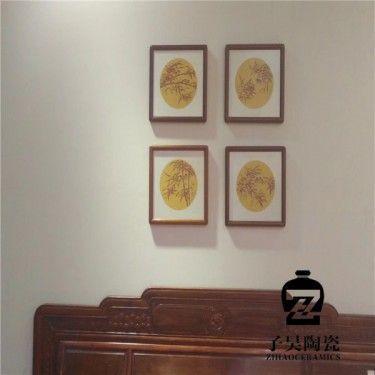 景德镇订制墙上壁画 人物壁画 山水装饰壁画