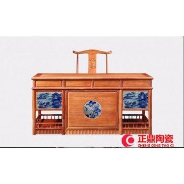 家具镶嵌瓷板画定做 陶瓷家具厂家 陶瓷镶嵌家具定做