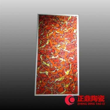 艺术瓷画定做 欧美风壁画  圆形瓷板画