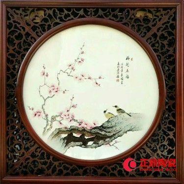 装饰瓷板画定做  花鸟瓷板画 瓷板画批发