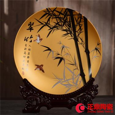 摆设纪念盘 办公室纪念盘 景德镇纪念盘