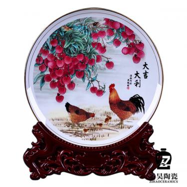 创意纪念盘定做 定制个性陶瓷纪念盘 定做创意纪念盘