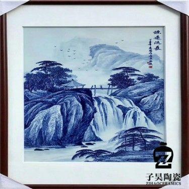 景德镇订制墙上壁画 装饰彩色壁画 家庭摆设壁画装饰