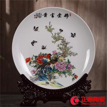 人物形态纪念盘定做 山水鸟树纪念盘定做 纪念盘批发