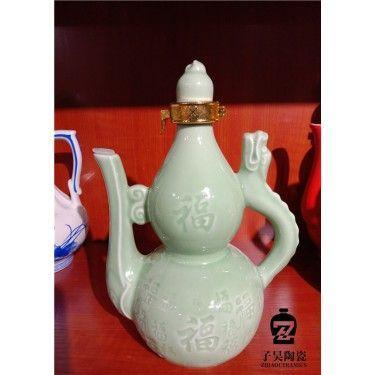 陶瓷酒坛公司 陶瓷酒坛定做 定制大型酒瓶公司