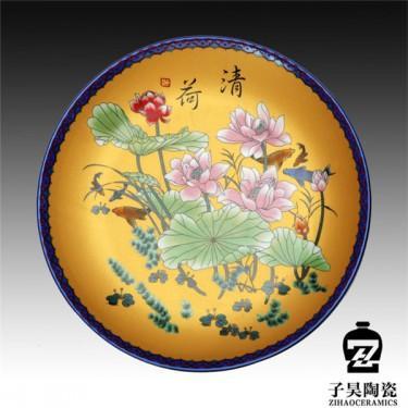 人物陶瓷纪念盘定制 退伍合影礼品盘定制 校庆礼品纪念盘定做