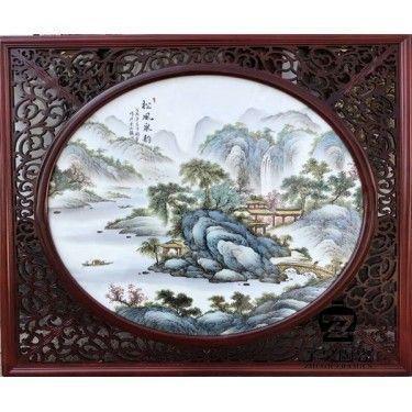 瓷板画定制 瓷板画订制 瓷板画订做