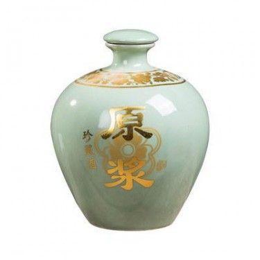 景德镇陶瓷泡酒瓶 花开富贵陶瓷酒瓶 陶瓷密封酒瓶定制