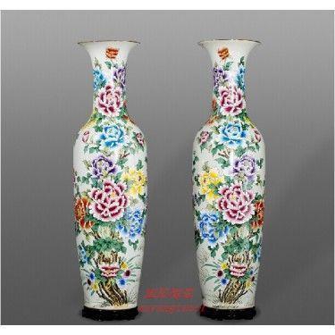 青花瓷花瓶 景德镇陶瓷花瓶 厂乔迁礼品大花瓶
