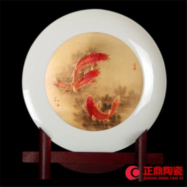 图案订制纪念盘 景德镇纪念盘批发 景德镇陶瓷纪念盘