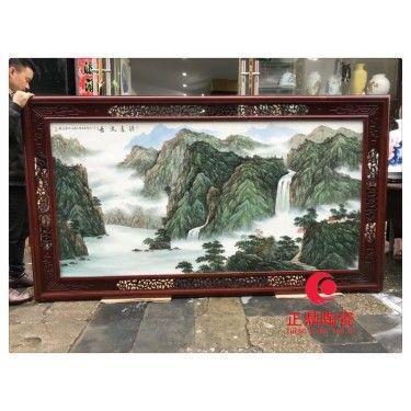 客厅装饰瓷板画 风景瓷板画定做 艺术瓷板画定做