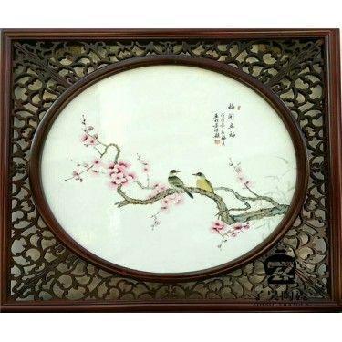 瓷板画订制 瓷板画订做 定做瓷板画