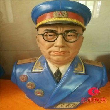 元帅陶瓷雕像定做 人物陶瓷雕像订做 广场雕像定做