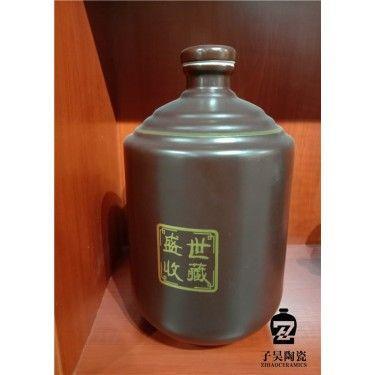 批发创意手工陶瓷酒瓶仿古浮雕原浆封坛 家用密封酒瓶定制