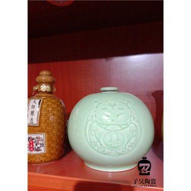 艺术酒瓶定做 陶瓷酒瓶加工 景德镇瓷器酒瓶厂家
