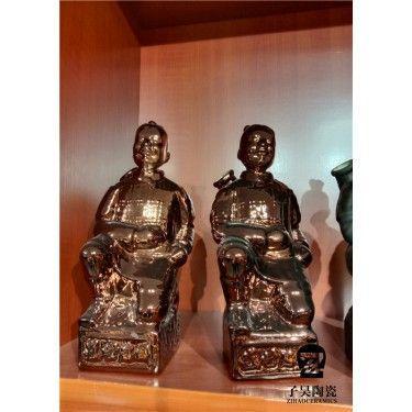 仿古陶瓷酒瓶订制 陶瓷空酒瓶 景德镇陶瓷酒瓶