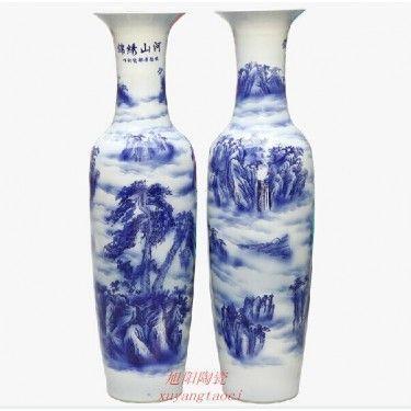 定制陶瓷大花瓶 景德镇大花瓶批发 供应景德镇落地大花瓶
