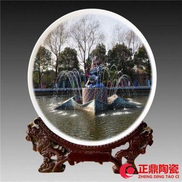 纪念品厂家订制 陶瓷纪念盘直销 纪念盘批发