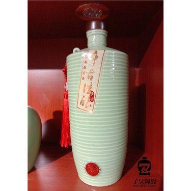 陶瓷酒瓶青花山水 陶瓷酒瓶厂家空酒瓶 家用酒壶密封酒坛子定制