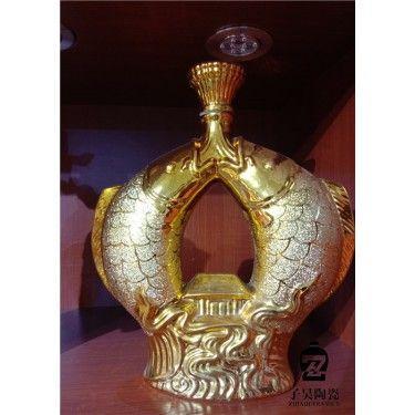 50斤陶瓷酒瓶定做 陶瓷酒罐定做 瓷器酒瓶加工