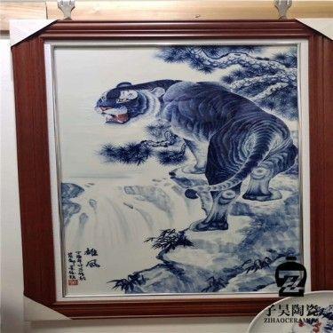 手绘陶瓷壁画定做 创意瓷板画定做 艺术瓷板画定做