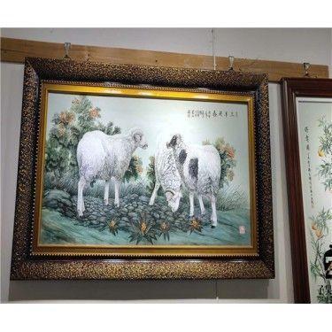 瓷板画订做 定做陶瓷壁画 陶瓷壁画定做