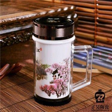 陶瓷保温杯厂家 礼品陶瓷保温杯 各种陶瓷保温杯
