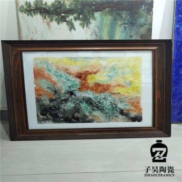 个性瓷板画定做 定制陶瓷壁画 壁画定做