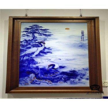 定做瓷板画 瓷板画礼品 青花瓷板画厂家