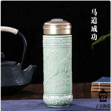 礼品陶瓷保温杯 各种陶瓷保温杯 定制陶瓷礼品杯