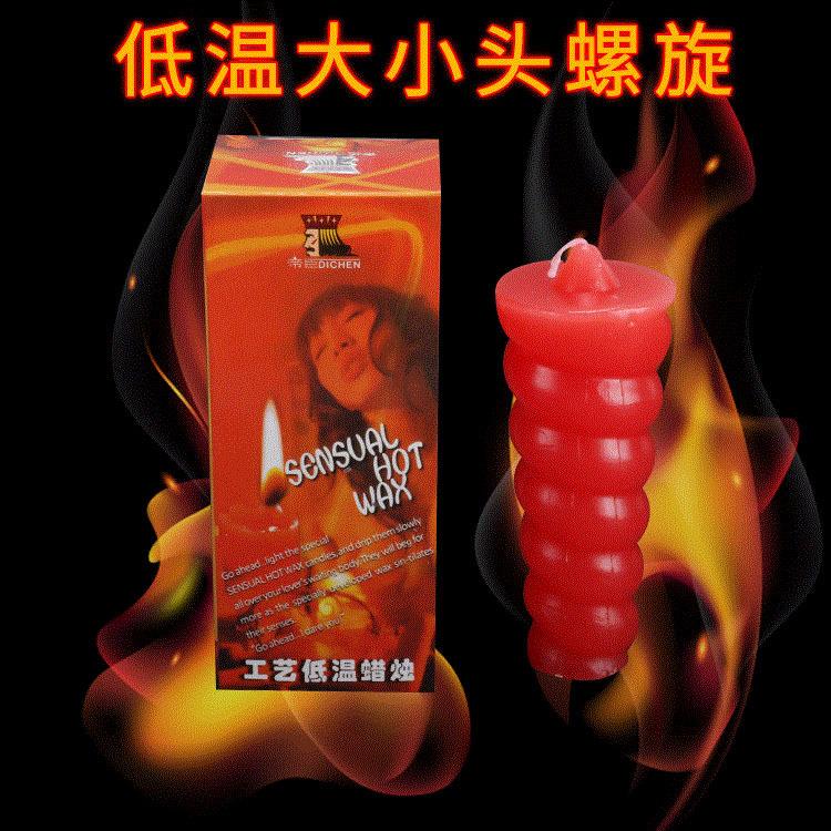 情侣滴蜡助兴低温绳索蜡烛 圣坤螺纹情趣蜡烛批发