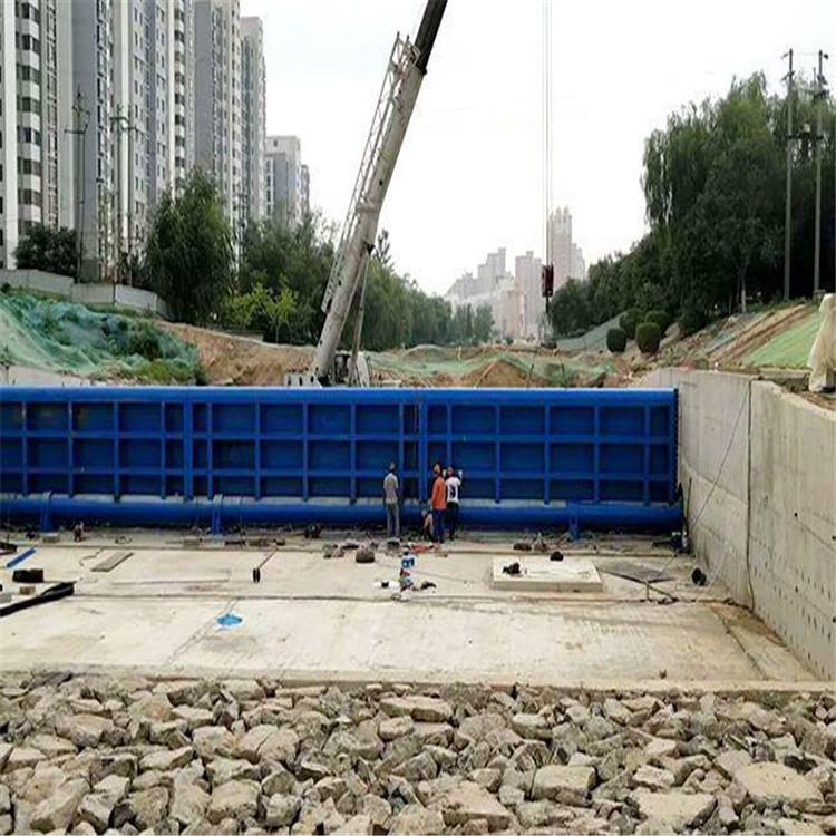 瑞鑫 遂宁手动抓梁设备 液压升降坝合页坝 厂家